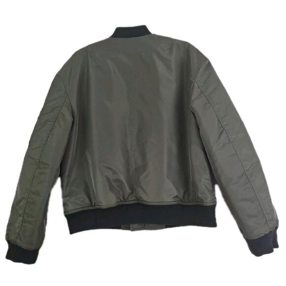 Calvin Klein ~Men's Size M~ Olive Green Full Zip Bomber Jacket Coat NEW. - Picture 6 of 16